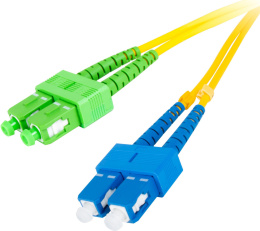 PATCHCORD ŚWIATŁOWODOWY GETFORT SM SC/UPC-SC/APC DUPLEX 5M