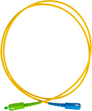 PATCHCORD ŚWIATŁOWODOWY GETFORT SM SC/UPC-SC/APC SIMPLEX 1M