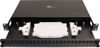 PRZEŁĄCZNICA ŚWIATŁOWODOWA GETFORT 1U 19 Cali 12XSC SIMPLEX WYSUWANA