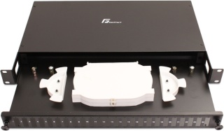 PRZEŁĄCZNICA ŚWIATŁOWODOWA GETFORT 1U 19 Cali 24XSC DUPLEX WYSUWANA