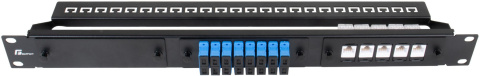 Patch panel modularny Getfort 1U (3p) Patch panel modularny Getfort 1U (3p)