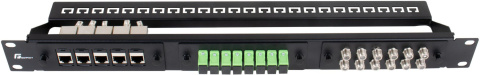 Patch panel modularny Getfort 1U (3p) Patch panel modularny Getfort 1U (3p)