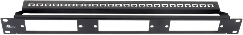 Patch panel modularny Getfort 1U (3p) Patch panel modularny Getfort 1U (3p)