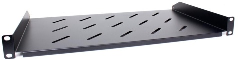 Półka rackowa uniwersalna Getfort 19 cali 1U 170mm Czarna Półka rackowa uniwersalna Getfort 19 cali 1U 170mm Czarna