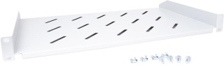 Półka rackowa uniwersalna Getfort 19 cali 1U 270mm Szara