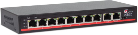 SWITCH POE GETFORT 8FE+2GE 120W SWITCH POE GETFORT 8FE+2GE 120W