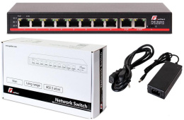 SWITCH POE GETFORT 8FE+2GE 120W