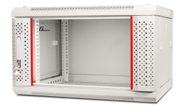 SZAFA RACK GETFORT 19 CALI 6U 600X450 WISZĄCA SZARA