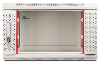 SZAFA RACK GETFORT 19 CALI 6U 600X600 WISZĄCA SZARA