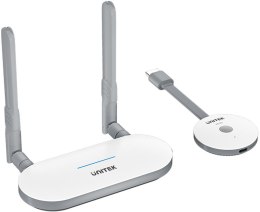 Unitek Bezprzewodowy nadajnik i odbiornik HDMI zasięg do 50m, biały