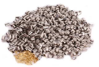 WTYK BNC ZACISKANY NA RG6 U GETFORT BNC-ZAC-RG6 U 100szt.