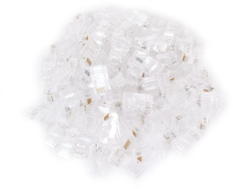 WTYK SIECIOWY PRZELOTOWY GETFORT RJ45 CAT.5e 8P8C (100szt)