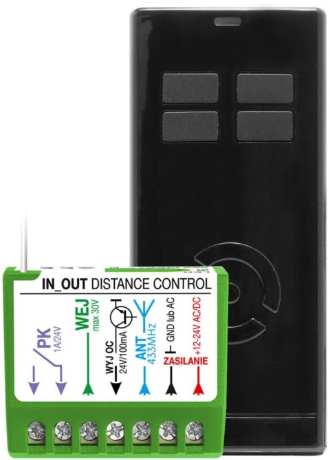 Zestaw Proxima IN-OUT Distance Control T4 CZARNY Zestaw Proxima IN-OUT Distance Control T4 CZARNY