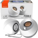 Głośniki komputerowe Creative Pebble 2.0 USB biały Głośniki komputerowe Creative Pebble 2.0 USB biały