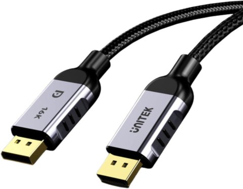 Kabel Displayport Unitek v2.1 3m 8K@120Hz Kabel Displayport Unitek v2.1 3m 8K@120Hz