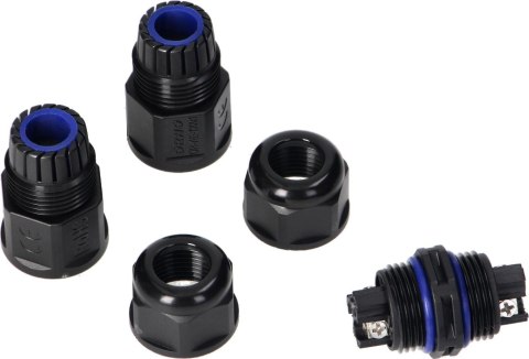 Konektor Mufa kablowa prosta IP68, 3x4mm², 450V/25A OR-AE-13601 Konektor Mufa kablowa prosta IP68, 3x4mm², 450V/25A OR-AE-13601