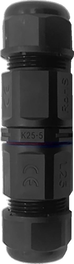 Konektor Mufa kablowa prosta z szybkozłączką IP68, 5x4mm2, 400V/20A OR-AE-13621 Konektor Mufa kablowa prosta z szybkozłączką IP68, 5x4mm2, 400V/20A OR-AE-13621