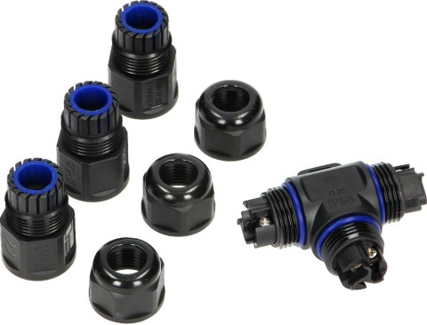 Konektor Mufa kablowa trójnik T IP68, 3x4mm², 450V/25A OR-AE-13602 Konektor Mufa kablowa trójnik T IP68, 3x4mm², 450V/25A OR-AE-13602