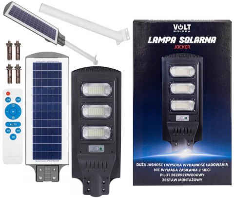 Lampa solarna VOLT POLSKA JOCKER 120 + panel 12W + 12.000mAh + pilot Lampa solarna VOLT POLSKA JOCKER 120 + panel 12W + 12.000mAh + pilot