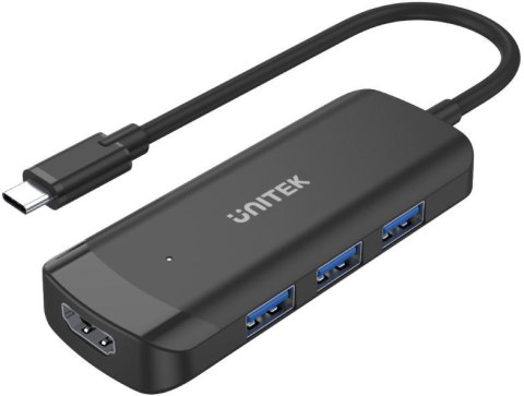 Unitek Aktywny hub USB-C 3*USB-A 3.1, HDMI 4K@30Hz Unitek Aktywny hub USB-C 3*USB-A 3.1, HDMI 4K@30Hz
