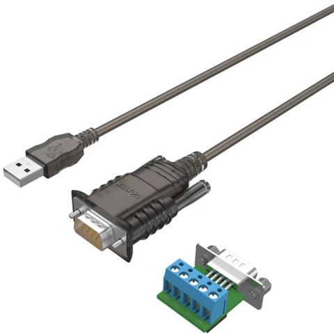 Unitek Konwerter/Adapter USB 2.0 do RS422/RS485 (DB9M) z chipsetem FTDI, 1,5m Unitek Konwerter/Adapter USB 2.0 do RS422/RS485 (DB9M) z chipsetem FTDI, 1,5m