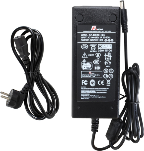 ZASILACZ IMPULSOWY GETFORT 52V/1.25A (65W) ZASILACZ IMPULSOWY GETFORT 52V/1.25A (65W)