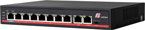 Zestaw GETFORT Gigabit PoE 8 + CAT.5E U/UTP 305m Zestaw GETFORT Gigabit PoE 8 + CAT.5E U/UTP 305m