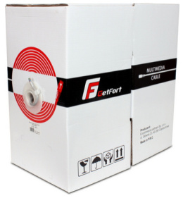 Zestaw GETFORT Gigabit PoE 8 + CAT.5E U/UTP 305m