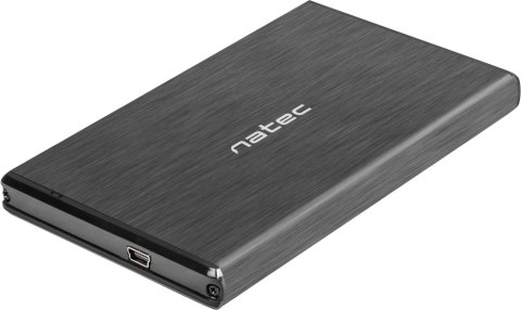 Zewnętrzna obudowa dysku Natec Rhino SATA 2.5cala USB 2.0 Slim czarny Zewnętrzna obudowa dysku Natec Rhino SATA 2.5cala USB 2.0 Slim czarny