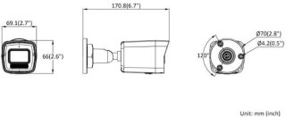 KAMERA IP HIKVISION DS-2CD1083G2-LIUF 2.8mm PL