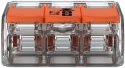 Szybkozłączka uniwersalna LINKA/DRUT 3x 0,2-4mm2 WAGO 221-413 (Paczka 50szt.) Szybkozłączka uniwersalna LINKA/DRUT 3x 0,2-4mm2 WAGO 221-413 (Paczka 50szt.)