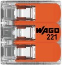 Szybkozłączka uniwersalna LINKA/DRUT 3x 0,2-4mm2 WAGO 221-413 (Paczka 50szt.) Szybkozłączka uniwersalna LINKA/DRUT 3x 0,2-4mm2 WAGO 221-413 (Paczka 50szt.)