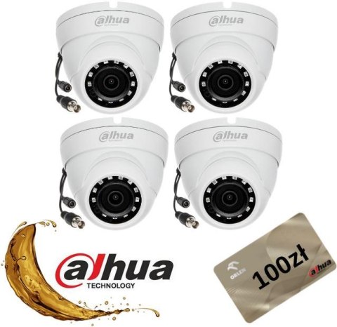 KAMERA HDCVI DAHUA HAC-HDW1800M-0280B Opakowanie zbiorcze 4szt