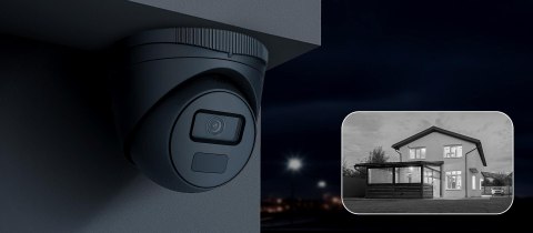 Kamera IP Hilook by Hikvision kopułka 4MP IPCAM-T4-P Black 2.8mm Kamera IP Hilook by Hikvision kopułka 4MP IPCAM-T4-P Black 2.8mm