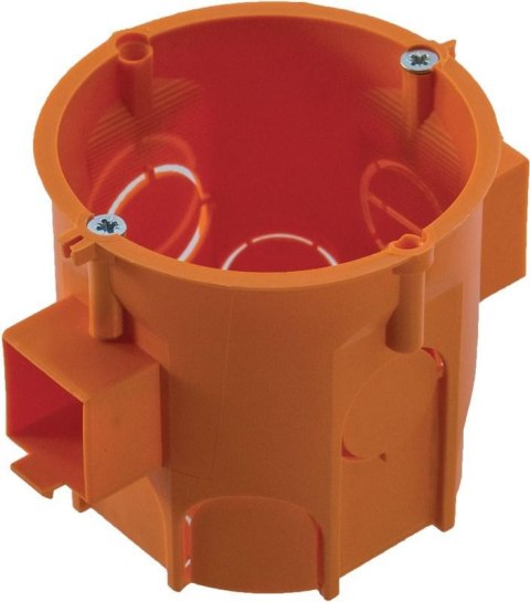 Puszka PK60 Lux głęboka łączeniowa z wkrętami pomarańczowa Pawbol - A.0006LP 10szt. Puszka PK60 Lux głęboka łączeniowa z wkrętami pomarańczowa Pawbol - A.0006LP 10szt.