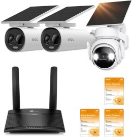 Zestaw kamer Imou Cell PT kit, Cell 3C AIO z routerem LTE
