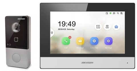 Zestaw wideodomofonowy Hikvision DS-KIS603-P(C) Zestaw wideodomofonowy Hikvision DS-KIS603-P(C)