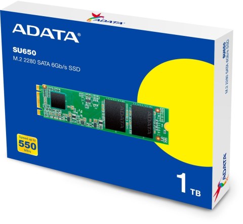 Dysk SSD Adata SU650 Ultimate 1TB M.2 2280 TLC 3D SATA Dysk SSD Adata SU650 Ultimate 1TB M.2 2280 TLC 3D SATA