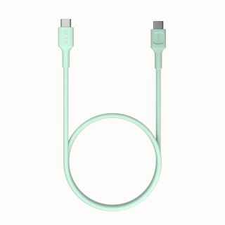 KABEL USB-C / USB-C Greencell PowerFlex 30cm PD 100W zielony silikonowy