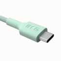 KABEL USB-C / USB-C Greencell PowerStream 120cm PD 100W zielony w oplocie