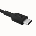 KABEL USB-C / USB-C Greencell PowerStream 30cm PD 100W czarny w oplocie