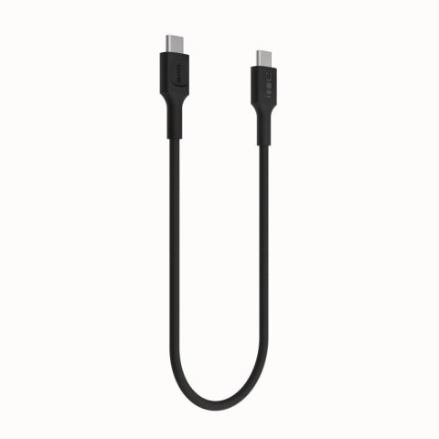 KABEL USB-C / USB-C Greencell PowerStream 30cm PD 100W czarny w oplocie KABEL USB-C / USB-C Greencell PowerStream 30cm PD 100W czarny w oplocie