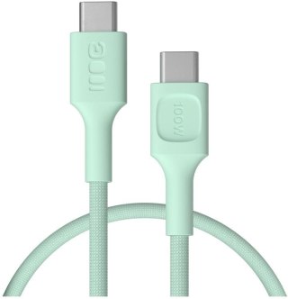 KABEL USB-C / USB-C Greencell PowerStream 30cm PD 100W zielony w oplocie
