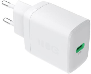 ŁADOWARKA SIECIOWA Greencell PowerSource Solo30 30W 1xUSB-C PD 3.0 QC 4.0+ biała