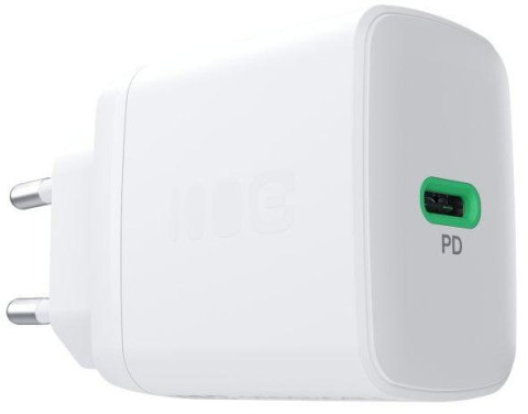 ŁADOWARKA SIECIOWA Greencell PowerSource Solo30 30W 1xUSB-C PD 3.0 QC 4.0+ biała ŁADOWARKA SIECIOWA Greencell PowerSource Solo30 30W 1xUSB-C PD 3.0 QC 4.0+ biała