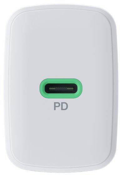 ŁADOWARKA SIECIOWA Greencell PowerSource Solo30 30W 1xUSB-C PD 3.0 QC 4.0+ biała ŁADOWARKA SIECIOWA Greencell PowerSource Solo30 30W 1xUSB-C PD 3.0 QC 4.0+ biała
