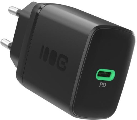 ŁADOWARKA SIECIOWA Greencell PowerSource Solo30 30W 1xUSB-C PD 3.0 QC 4.0+ czarna ŁADOWARKA SIECIOWA Greencell PowerSource Solo30 30W 1xUSB-C PD 3.0 QC 4.0+ czarna