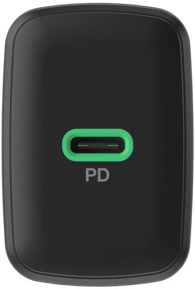ŁADOWARKA SIECIOWA Greencell PowerSource Solo30 30W 1xUSB-C PD 3.0 QC 4.0+ czarna ŁADOWARKA SIECIOWA Greencell PowerSource Solo30 30W 1xUSB-C PD 3.0 QC 4.0+ czarna