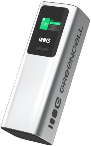 POWERBANK Greencell PowerPlay Ultra 25200mAh SZYBKIE ŁADOWANIE 140W 2x USB-C PD 1x USB-A