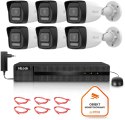 Zestaw monitoringu Hilook 6 kamery IP IPCAM-B8-30DL z dyskiem 2TB